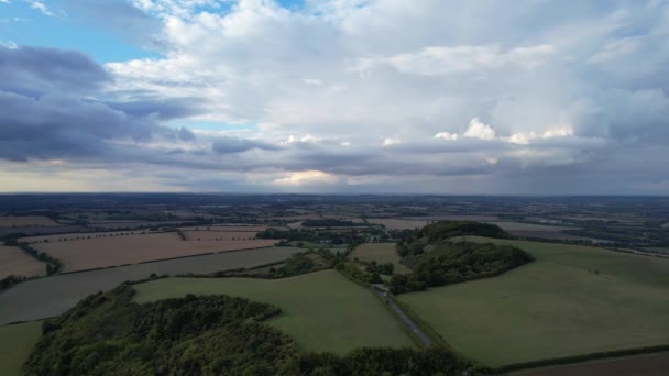 Sharpenhoe Clappers Inglaterra Reino Unido Septiembre 2022 Granjas Agrícolas Campo — Vídeos de Stock