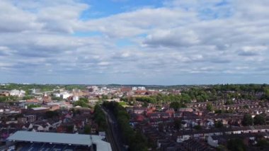 Büyük Britanya 'daki Kuzey Luton City Konutları' nın hava manzarası