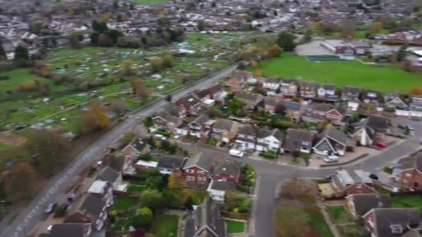 Luton Inghilterra Regno Unito Novembre 2022 High Angle Footage City — Video Stock