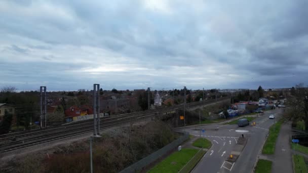 Luton Anglia Wielka Brytania Marca 2023 City Cloudy Evening — Wideo stockowe