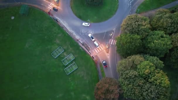 Luton Ngiltere Birleşik Krallık Kasım 2022 Şehir Trafiğinin Süresi Doldu — Stok video