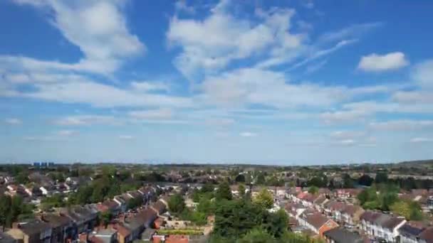 英国卢顿 2022年9月14日 云彩在城市上空的时光飞逝视频 — 图库视频影像
