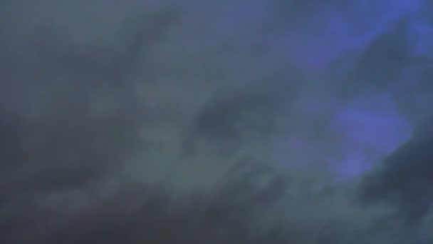 夜空中的云彩 — 图库视频影像