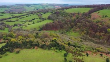 Crowcombe Taunton Village, İngiltere - 14 Mart 2023: İngiltere Kırsal Arazi