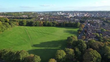 Luton, İngiltere, Birleşik Krallık - 2 Ekim 2022: Stockwood Park 'ın hava manzarası