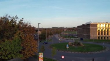 İngiltere, Birleşik Krallık - 21 Ekim 2023: Barnfield Kolej Binası