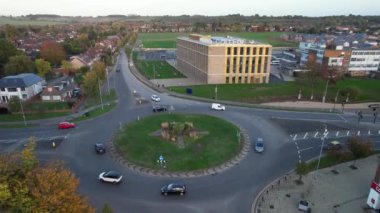 İngiltere, Birleşik Krallık - 21 Ekim 2023: Barnfield Kolej Binası