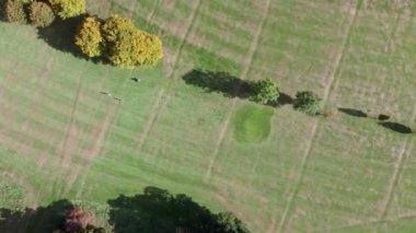 Luton, İngiltere, Birleşik Krallık - 2 Ekim 2022: Stockwood Park 'ın hava manzarası