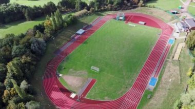 Luton, İngiltere, Birleşik Krallık - 2 Ekim 2022: Stockwood Park 'ın hava manzarası