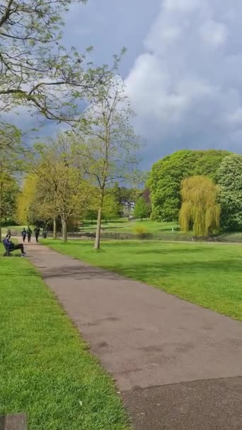 Luton Anglie Velká Británie Května 2022 Krásný Výhled Wardown Park — Stock video