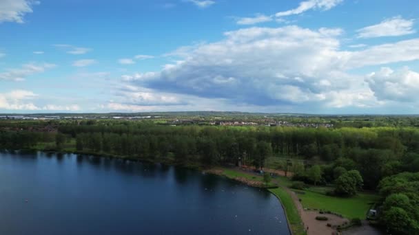 England May 2023 Beautiful View Willen Lake Park — Stock Video