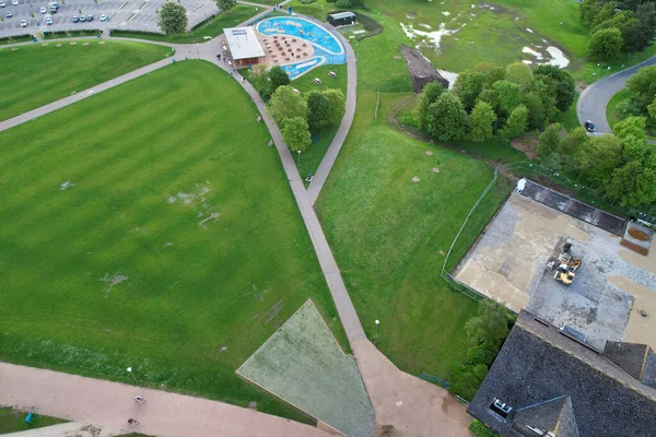 stock image England, UK - 11 May, 2023: beautiful view of Willen Lake Park