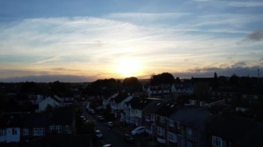 Şehrin Üzerinde Günbatımı Sahnesi 