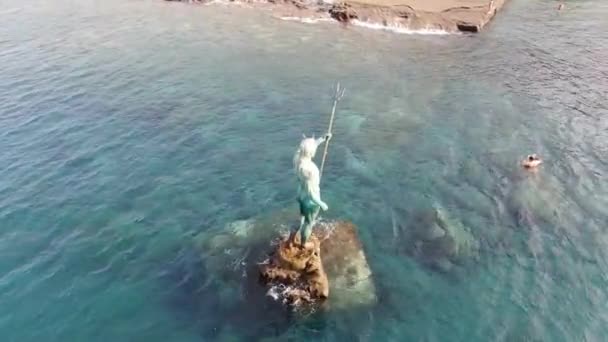 Υψηλής Γωνίας Φιλμ Του Mirador Del Atltico Ισπανικός Ωκεανός Και — Αρχείο Βίντεο