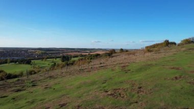 İngiltere Kırsal Bölgesinin En Güzel Hava Görüntüsü