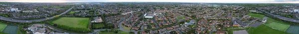 Luton Angleterre Royaume Uni Mai 2023 Autoroutes Britanniques Panoramiques Coucher — Photo