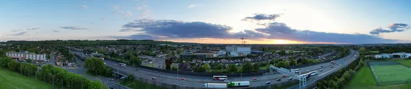 Лутон Англия Великобритания Мая 2023 Года Панорамные Британские Автомагистрали Время — стоковое фото