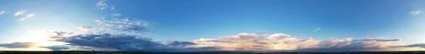 Помаранчеві Хмари Під Час Заходу Сонця — стокове фото