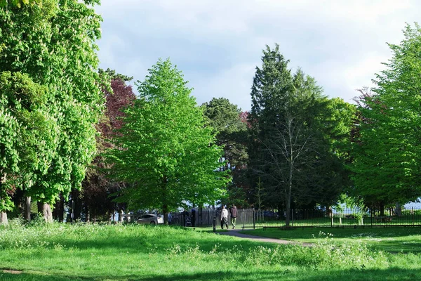 stock image Luton, England, United Kingdom - October 2, 2022: Wardown Public Park in spring