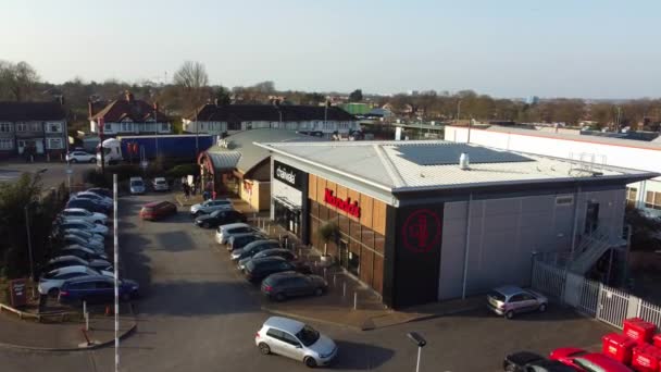 Luton Inglaterra Reino Unido Febrero 2023 Chaul End Lane Retail — Vídeo de stock