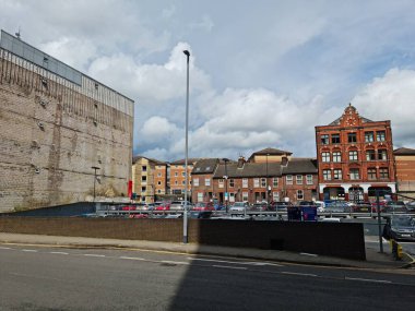 Luton, İngiltere, Birleşik Krallık - 5 Mayıs 2023: Central City Luton manzarası