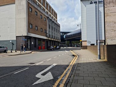 Luton, İngiltere, Birleşik Krallık - 5 Mayıs 2023: Central City Luton manzarası