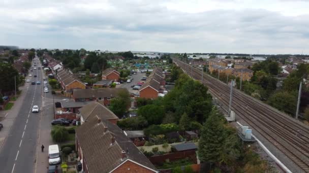 Luton England United Kingdom September 2022 Aerial View North Luton — Stock Video