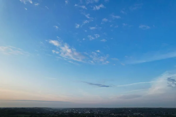 Schöner Sonnenaufgang Blick Über Die Stadt — Stockfoto