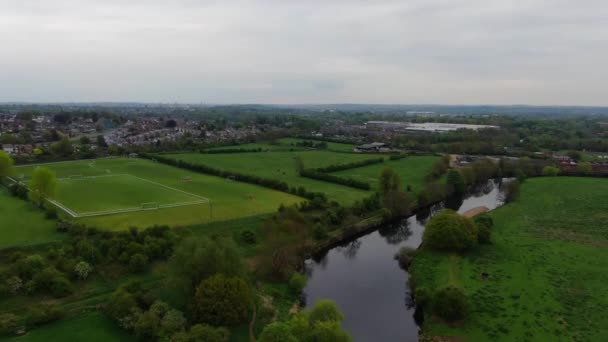 イギリス イギリス 2023年5月21日 英国の田舎と村の空撮 — ストック動画