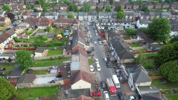 Luton Αγγλία Μαΐου 2023 Φωτογραφική Μηχανή Του Drone Υψηλής Γωνίας — Αρχείο Βίντεο