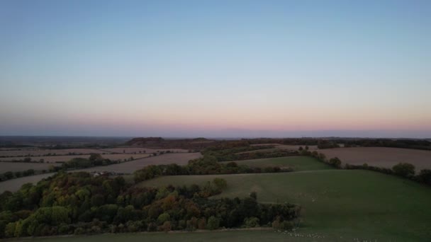 英国乡村风景最美的空中景观英国乡村风景最美的空中景观 — 图库视频影像