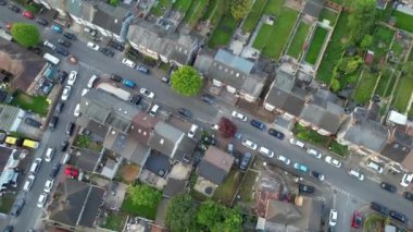 Muhteşem Hava Görüntüleri Yüksek Açılı Drone 'un Şehir Manzarası ve İngiltere' nin Manzarası Büyük Britanya İHA 'sının