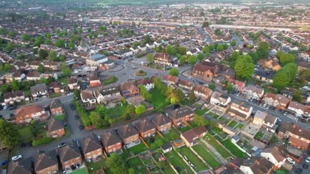 Magníficas Imágenes Aéreas Alto Ángulo Drone View Cityscape Landscape England — Vídeos de Stock