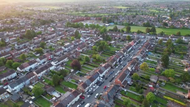 Superbes Images Aériennes Vue Aérienne Paysage Urbain Paysage Angleterre Drone — Video