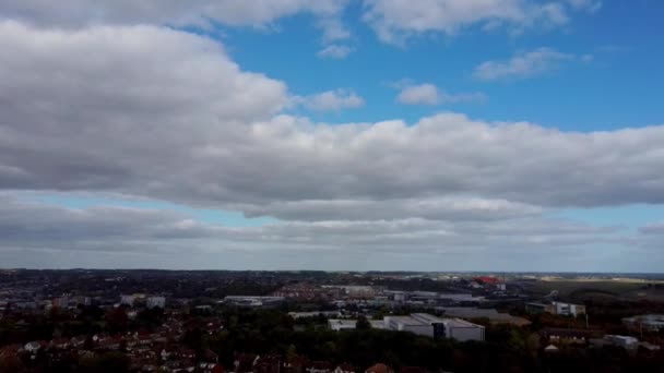 Luton Inggris Inggris Oktober 2022 Pesawat Lepas Landas Dari Bandar — Stok Video
