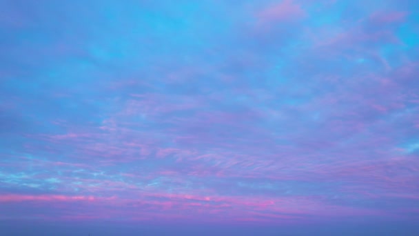 Beautiful Sky Colourful Clouds Drone High Angle Footage City England — Stockvideo