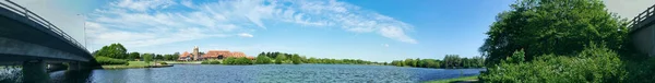 Milton Keynes England United Kingdom May 2023 Caldecotte Lake Park — Stock Photo, Image