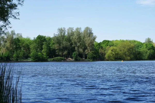 Milton Keynes Ngiltere Birleşik Krallık Mayıs 2023 Caldecotte Lake Park — Stok fotoğraf