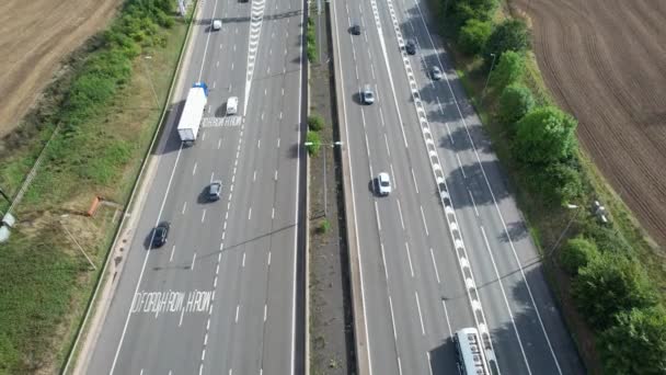 Reino Unido Inglaterra Setembro 2022 Beautiful Footage British Motorways Highways — Vídeo de Stock