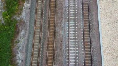 İngiltere 'nin Luton şehrindeki İngiliz Hava Görüntüleri, 25-Temmuz-2022 tarihlerinde Drone' un Kamerasıyla çekildi. Gün batımı