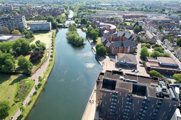 Bedford England May 2023 Aerial View Bedford Town — Stock Photo, Image