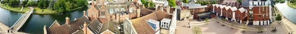 England May 2023 Aerial Panoramic View Bedford Town — 스톡 사진
