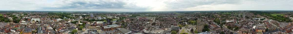 Bedford Inghilterra Regno Unito Maggio 2023 Veduta Panoramica Aerea Della — Foto Stock