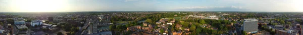 Bedford England Storbritannien Maj 2023 Flygfoto Över Bedford Stad — Stockfoto