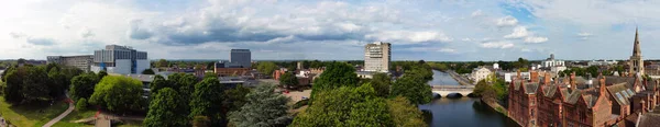 Bedford England Velká Británie Května 2023 Letecký Panoramatický Výhled Město — Stock fotografie