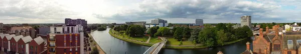 Беверли Хиллз Англия Января 2023 Года Воздушный Панорамный Вид Город — стоковое фото