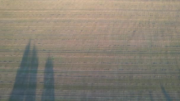 Vysokoúhlé Záběry Britské Krajiny Záběry Byly Pořízeny Droneovou Kamerou Sharpenhoe — Stock video