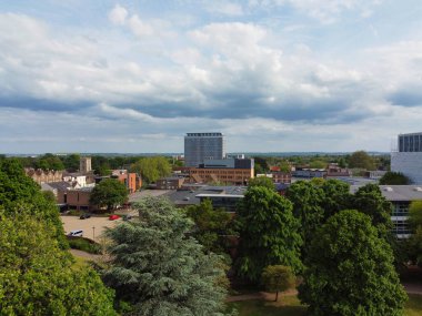 Bedford, İngiltere - 28 Mayıs 2023: Central Bedford City 