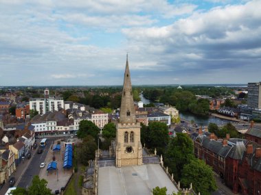 Bedford, İngiltere - 28 Mayıs 2023: Central Bedford City 