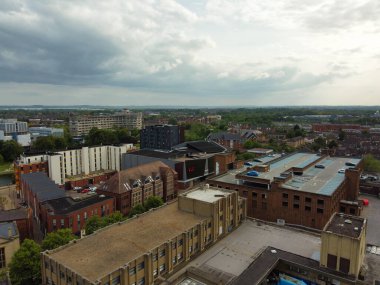 Bedford, İngiltere - 28 Mayıs 2023: Central Bedford City 